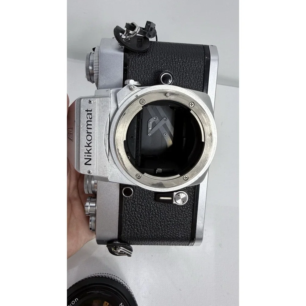 Rare Vintage Nikkormat EL 35mm SLR Camera w/ Nikkor 50mm f/1.4 Lens Tokyo Japan